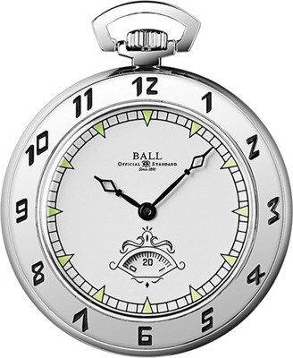 Ball Watch Trainmaster Secometer Pocket Watch (45mm)
