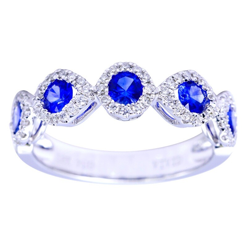Sapphire and Diamond ring