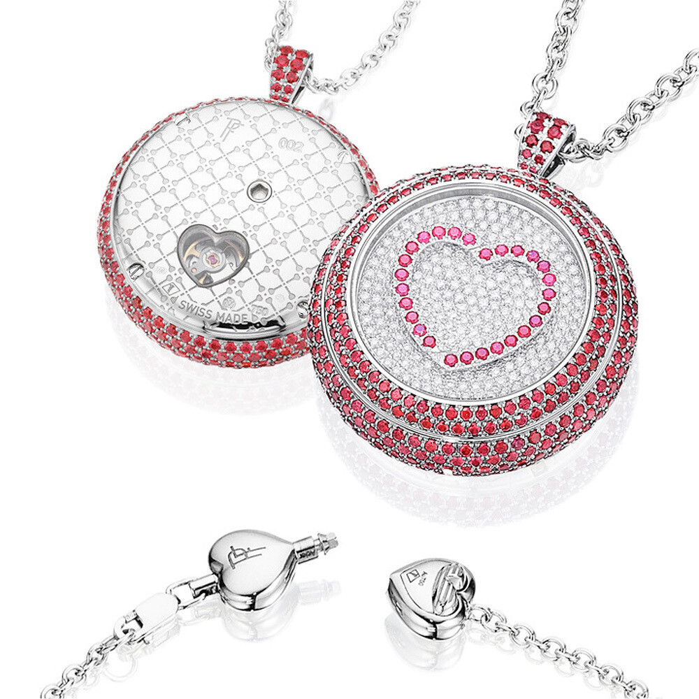 Paul Forrest Medallion Pendant PF-MW13 White Gold