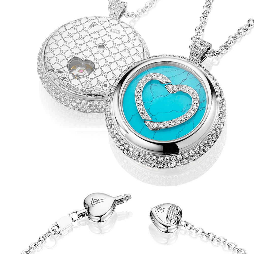 Paul Forrest Medallion Pendant PF-MW24 White Gold Paul Forrest Medallion Pendant PF-MW24 White Gold