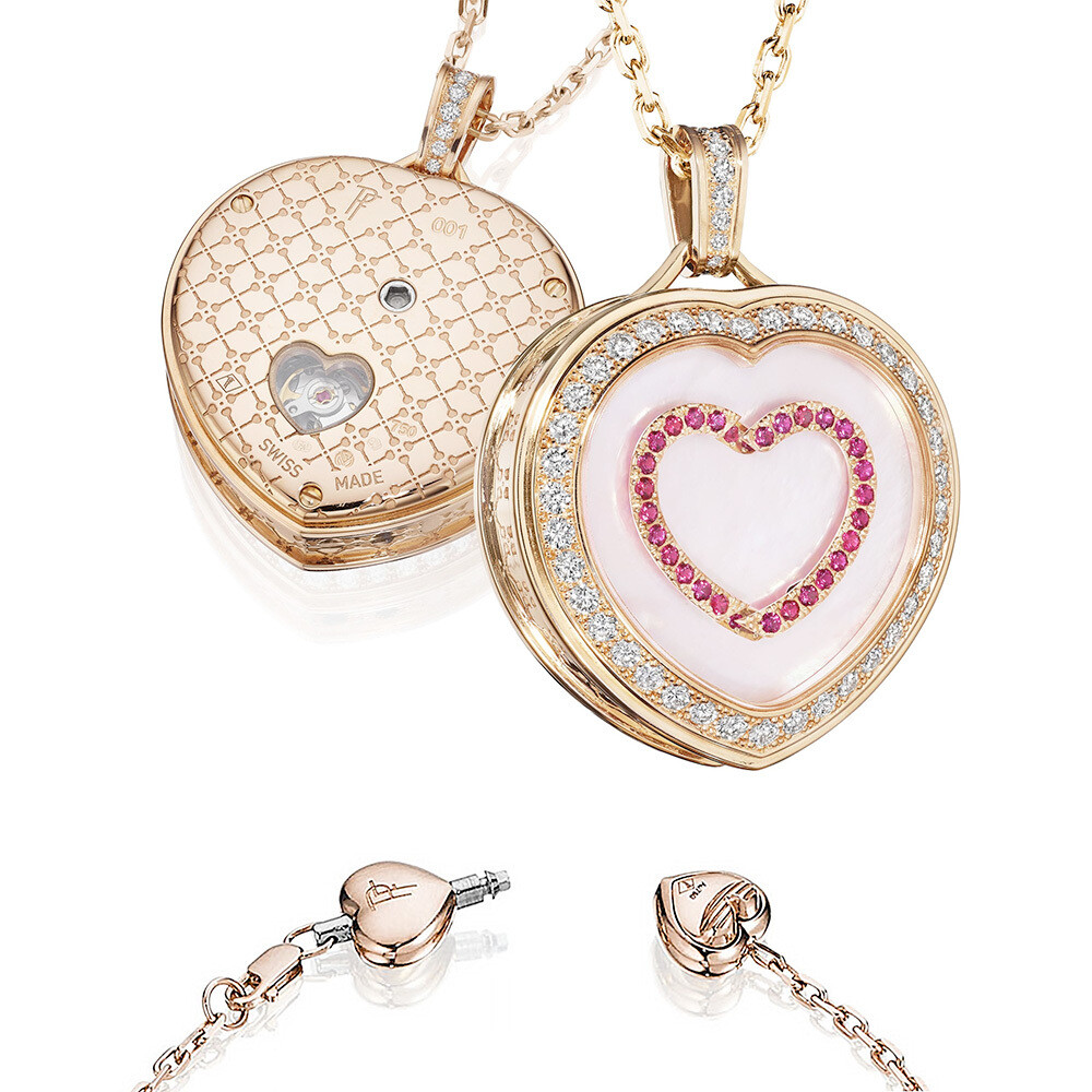 Paul Forrest Heart Pendant PF-HR02 White Gold Paul Forrest Heart Pendant PF-HR02 White Gold
