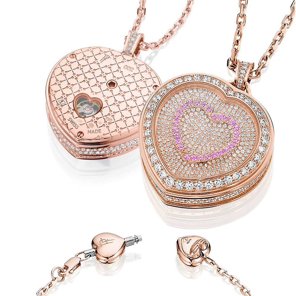 Paul Forrest Heart Pendant PF-HR01 Rose Gold Paul Forrest Heart Pendant PF-HR01 Rose Gold