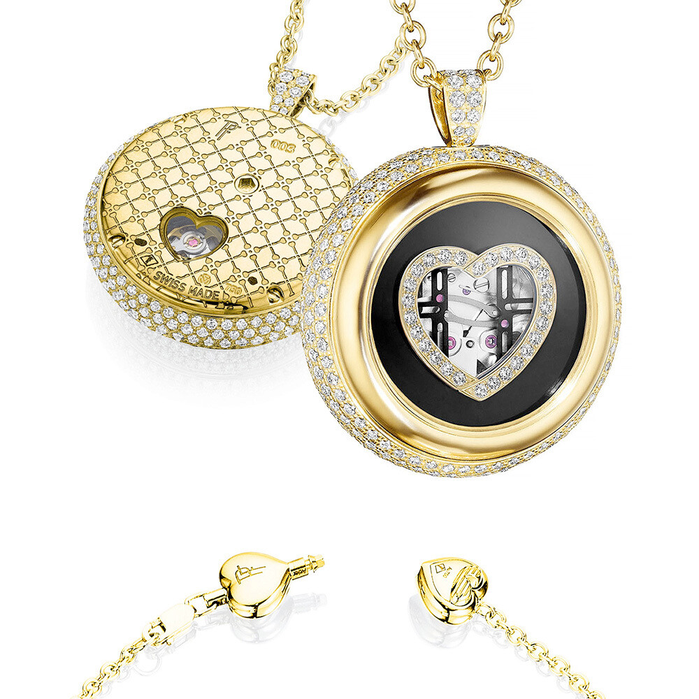 Paul Forrest Medallion Pendant PF-MW27 Yellow Gold