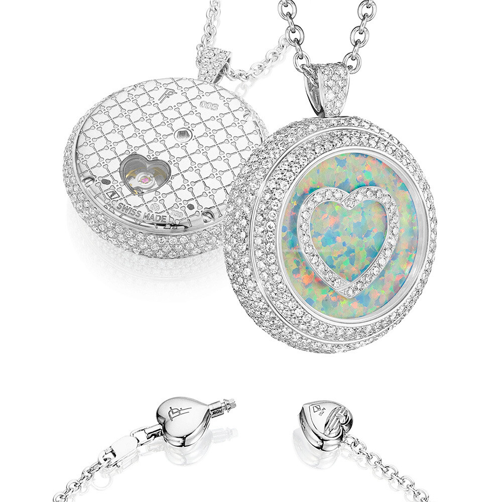 Paul Forrest Medallion Pendant PF-MW15 White Gold Paul Forrest Medallion Pendant PF-MW15 White Gold