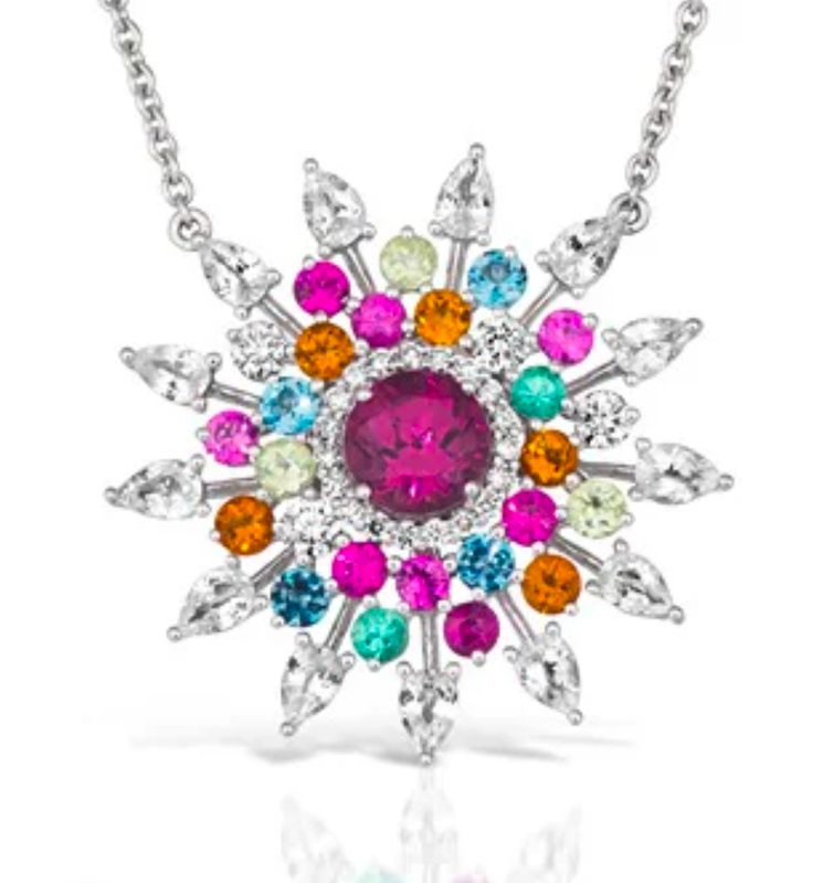 Amazonia White Gold Necklace