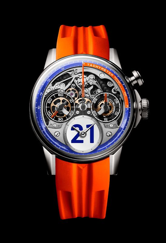 Time to Race Orange Papaya