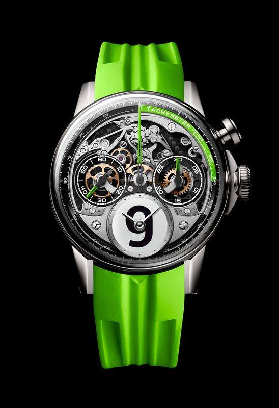 Time to Race Lime Green