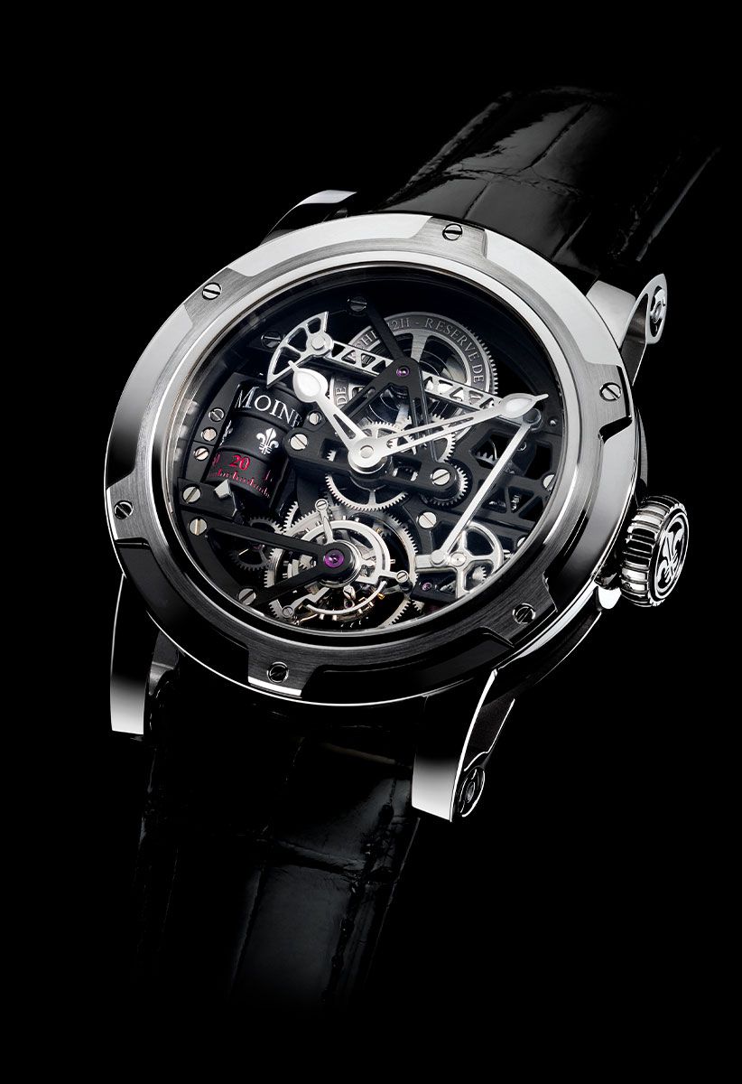 Black Gold Derrick Tourbillon 18K White Gold Limited edition of 28 watches Black Gold Derrick Tourbillon 18K White Gold Limited edition of 28 watches