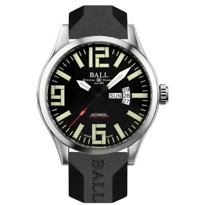 BALL ENGINEER MASTER II AVIATOR ON RUBBER STRAP BALL ENGINEER MASTER II AVIATOR ON RUBBER STRAP