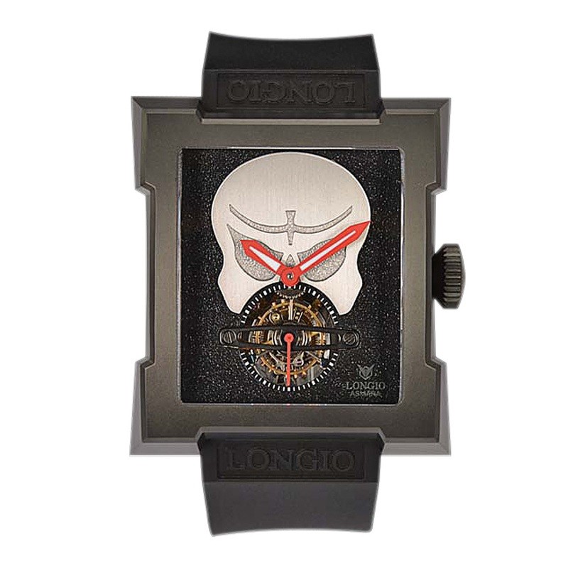 Asmara Tourbillon Silver Skull