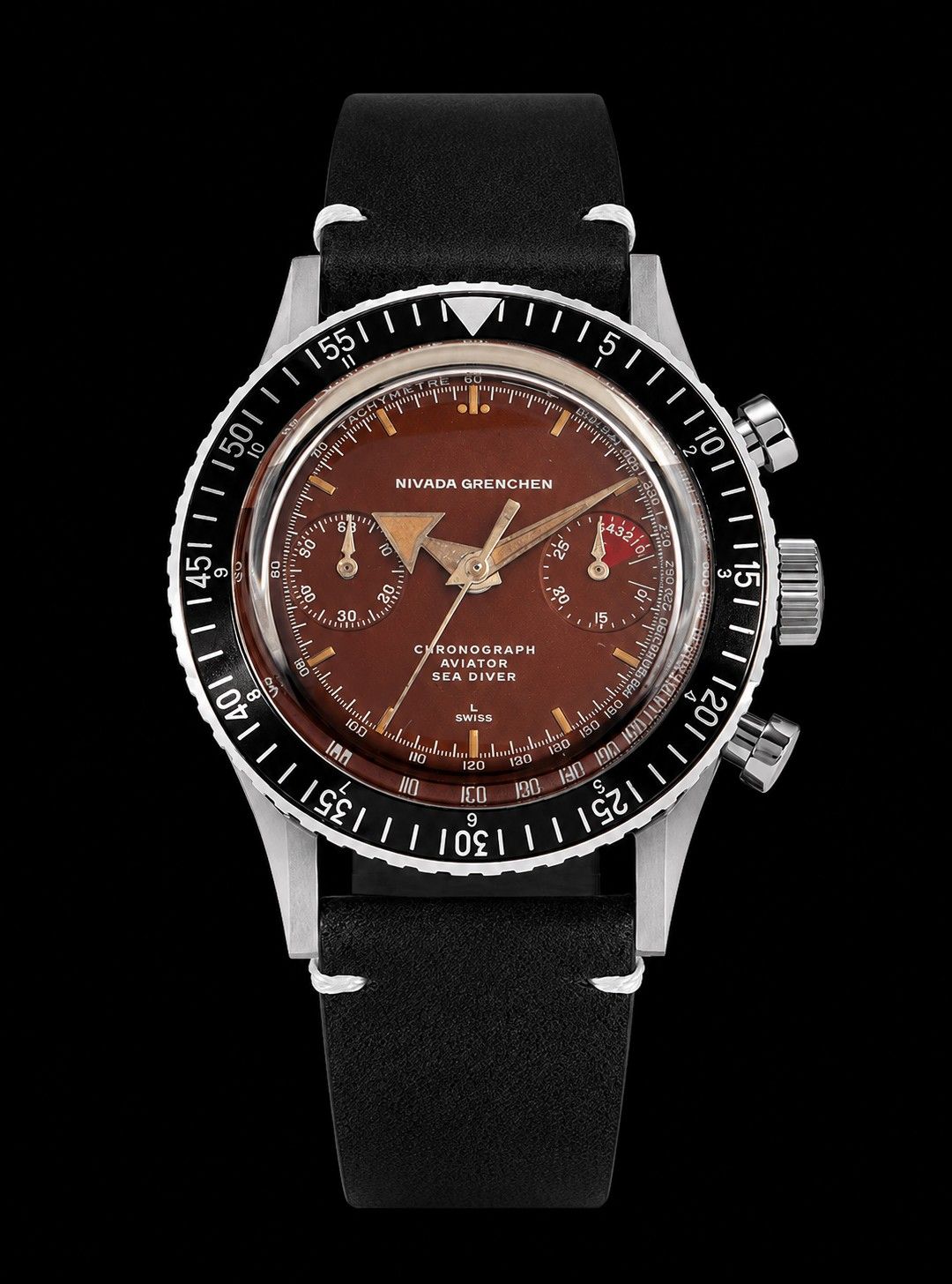 Nivada Grenchen Broad Arrow - Tropical Dial - Manual - 85007M Nivada Grenchen Broad Arrow - Tropical Dial - Manual - 85007M
