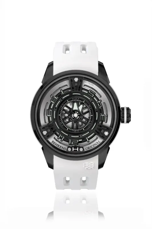 “Starship” Automatic Wristwatch (White)