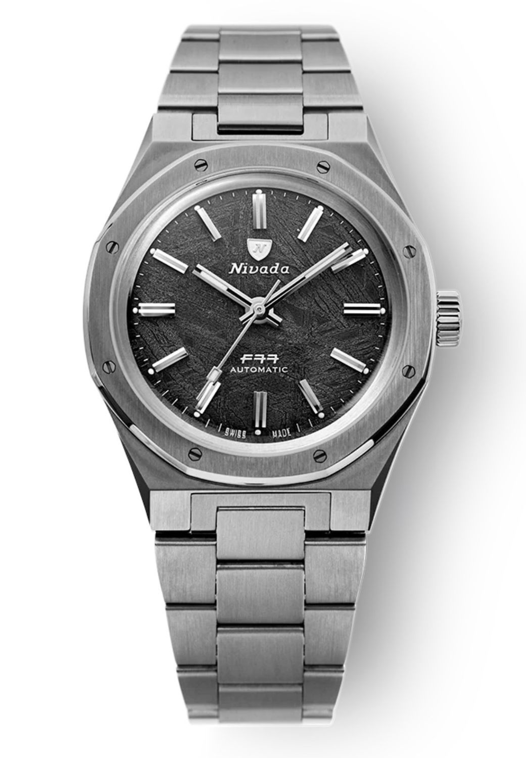 Nivada Grenchen F77 Titanium Meteorite Nivada Grenchen F77 Titanium Meteorite