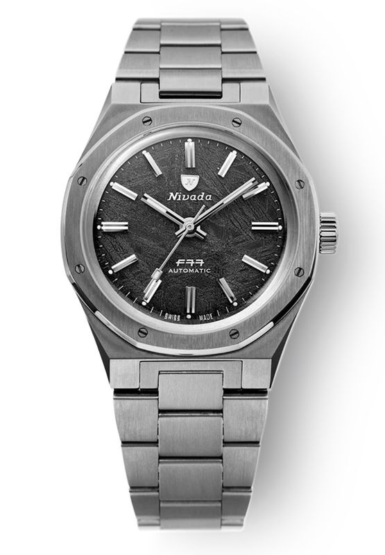 Nivada Grenchen F77 Titanium Meteorite