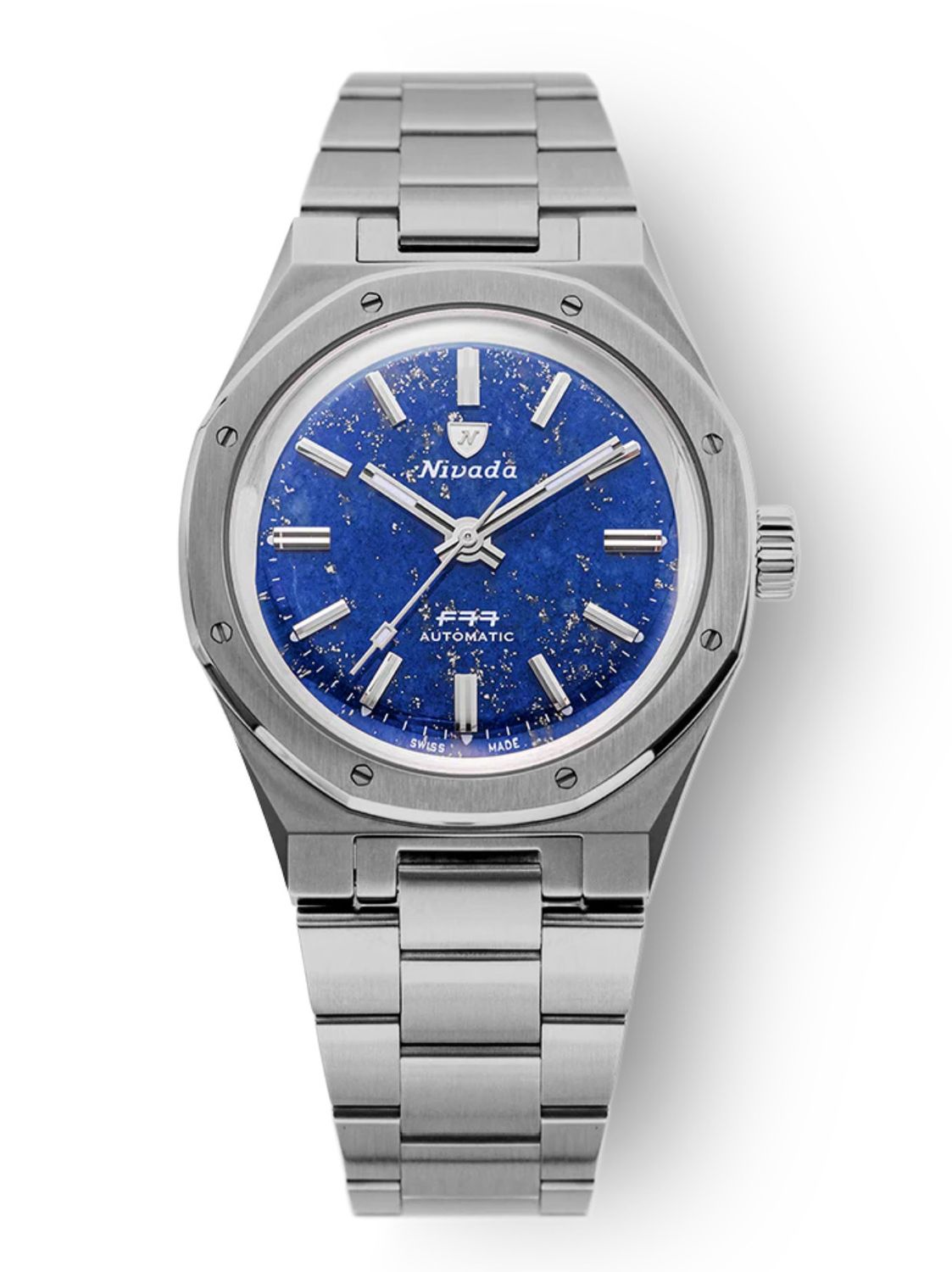 Nivada Grenchen F77 Titanium Lapis Lazuli