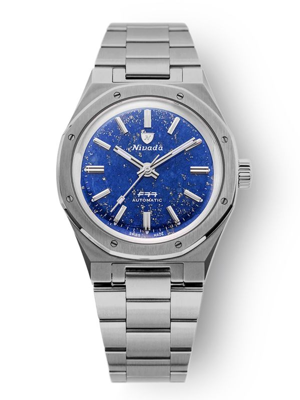 Nivada Grenchen F77 Titanium Lapis Lazuli
