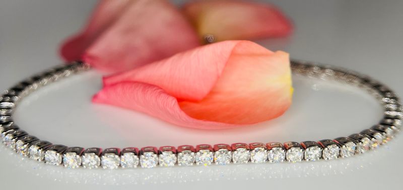14KT White Gold Diamond Tennis Bracelet