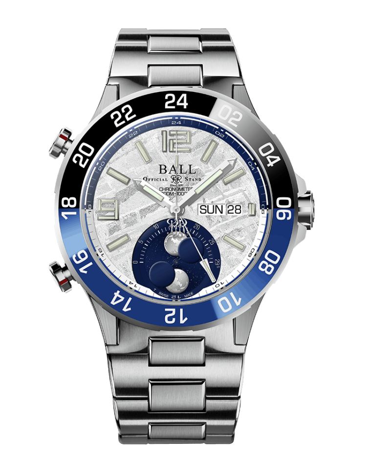 Roadmaster Marine GMT Moon Phase Meteorite (42mm) Roadmaster Marine GMT Moon Phase Meteorite (42mm)