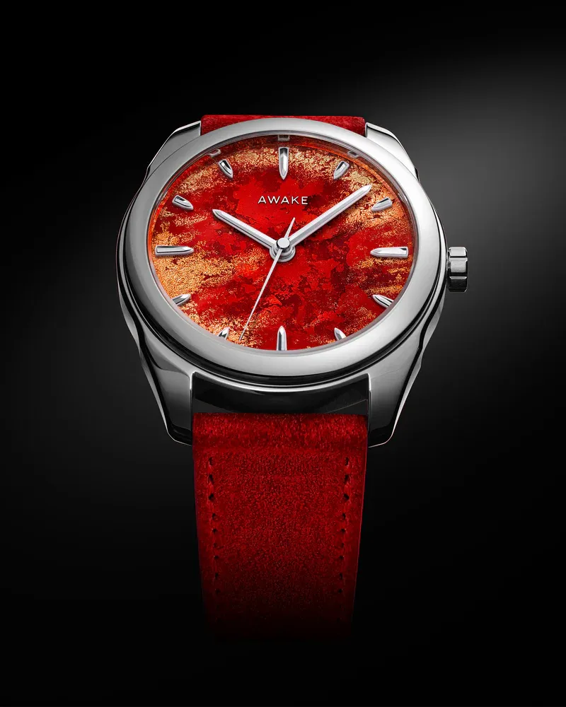 Son Mài - Frosted Leaf - Royal Red Son Mài - Frosted Leaf - Royal Red