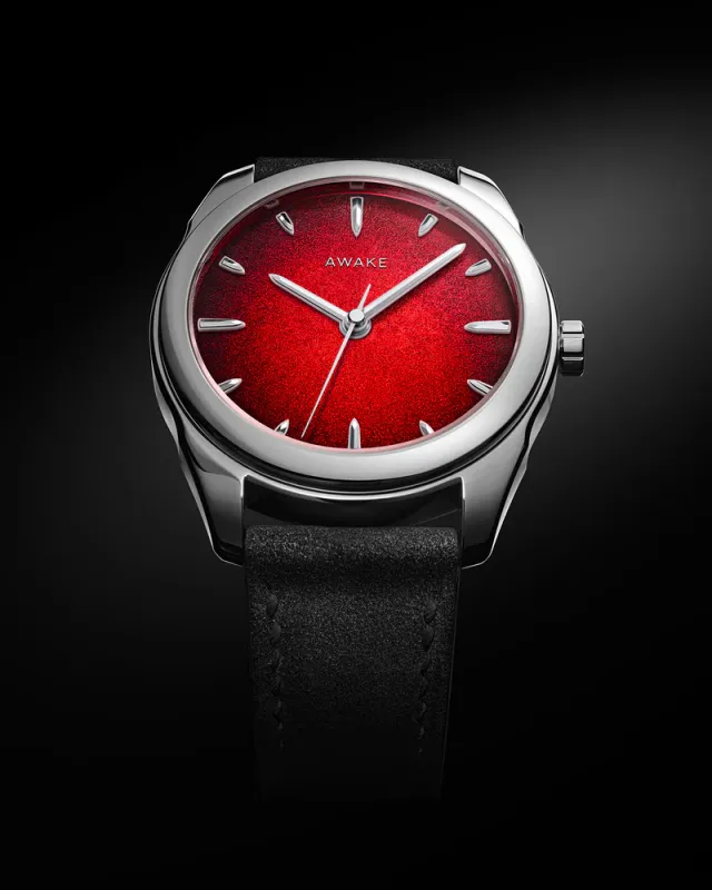 Son Mài - Silver Leaf  Carmine Red