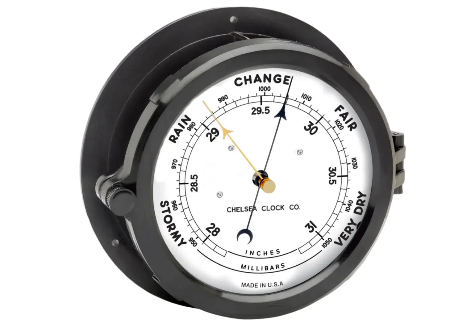 Naval Deck Barometer - 8.5 Naval Deck Barometer - 8.5" Dial