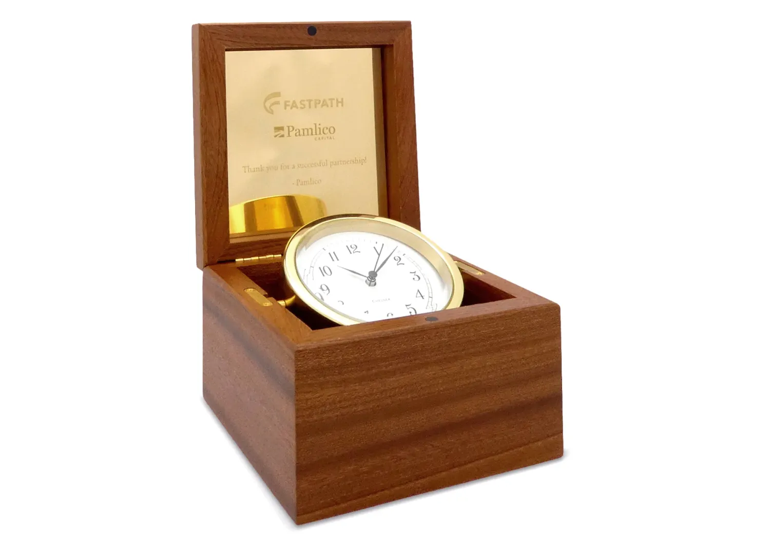 Boardroom Clock in Brass Boardroom Clock in Brass