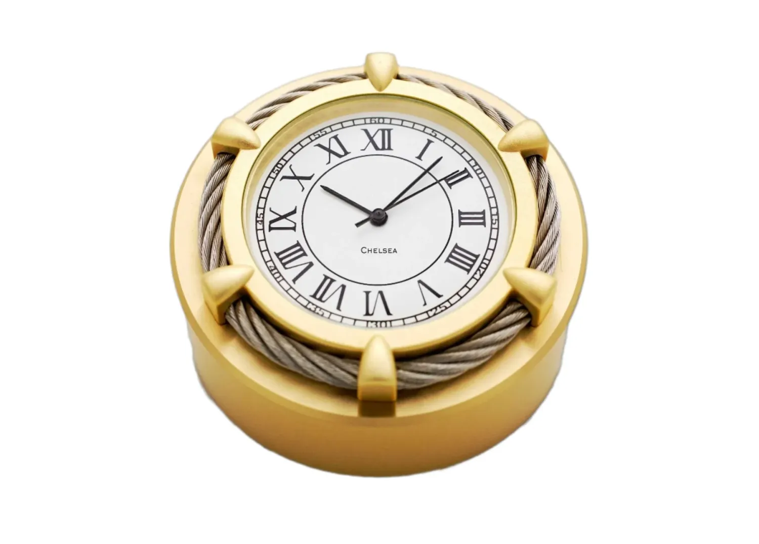 Cable Paperweight Clock Cable Paperweight Clock