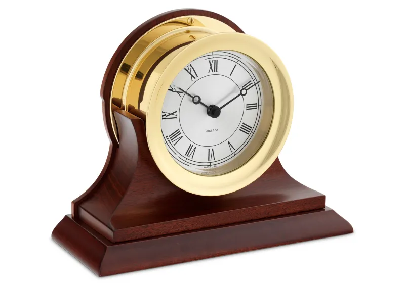 Presidential Clock in Brass