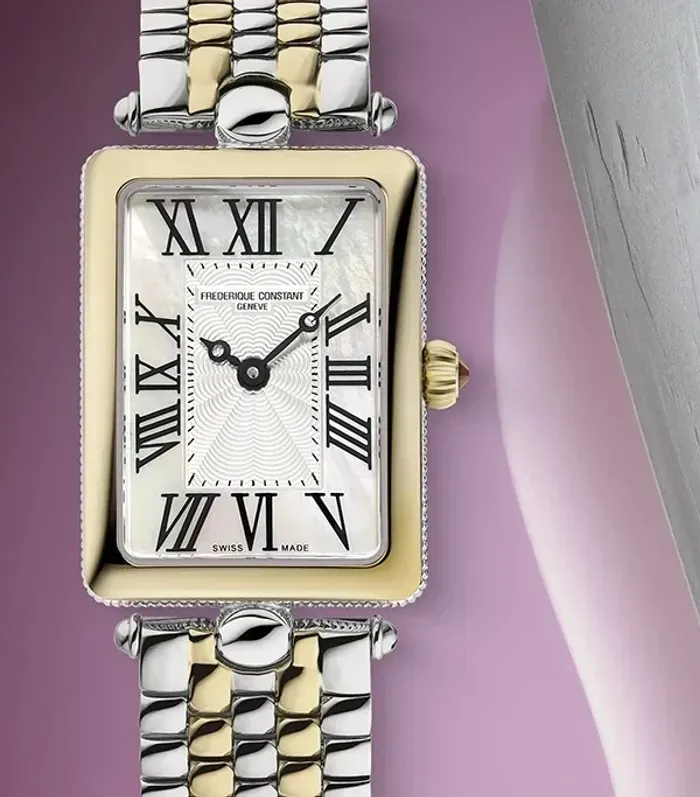 Frederique Constant Classics Art Deco Carrée Women's Watch FC-200MPW2AC3B Frederique Constant Classics Art Deco Carrée Women's Watch FC-200MPW2AC3B