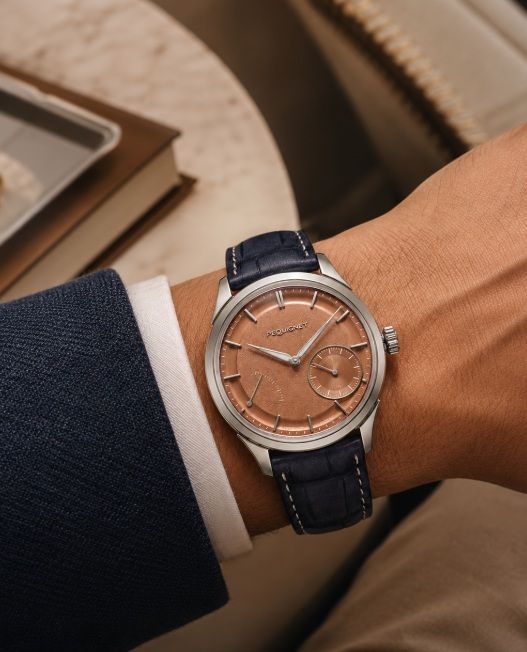 Pequignet Royale Paris Watch 39.5 mm Coral Dial 9100123 Pequignet Royale Paris Watch 39.5 mm Coral Dial 9100123