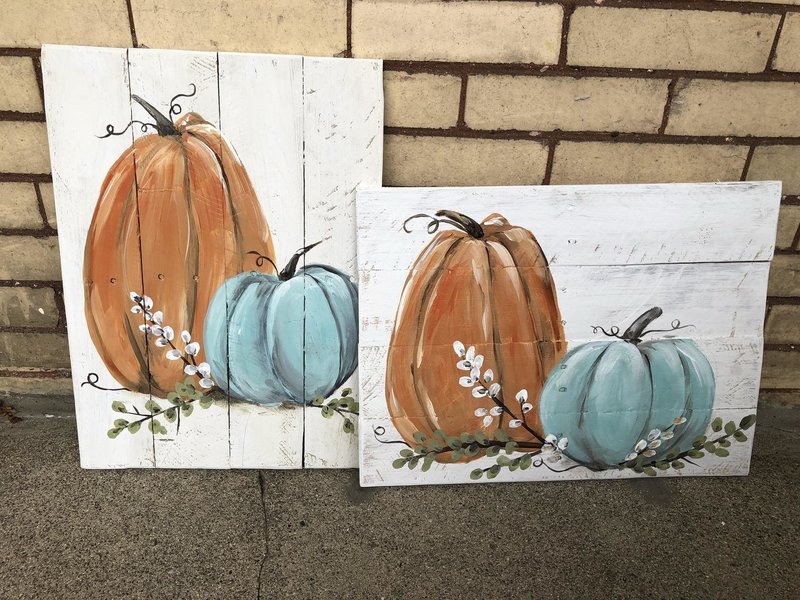 Rustic Harvest Wood Pallet - Hand Painted