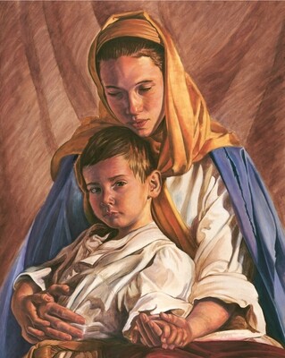 Mary with the Christ Child Art Print