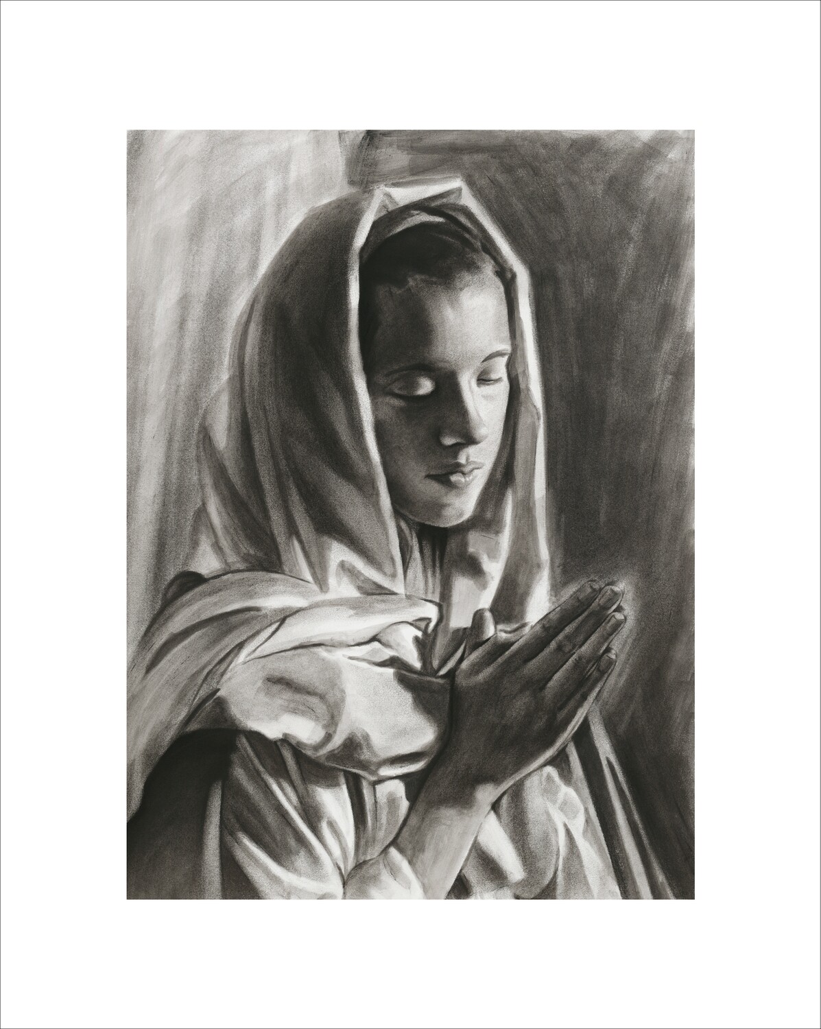 Mary Praying Art Print