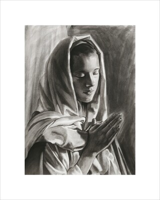 Mary Praying Art Print
