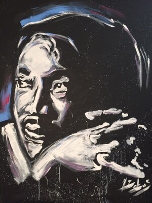MLK (Original  on CANVAS)