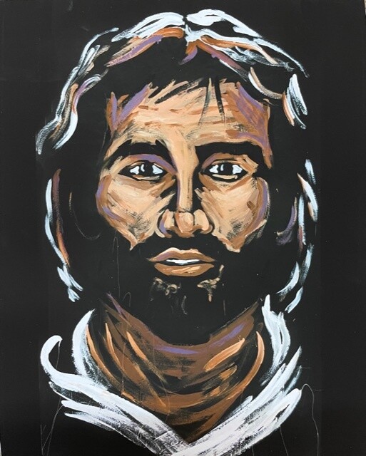 Face of Jesus Art Print