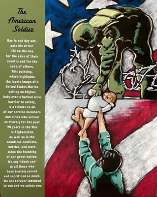 The American Soldier Art Print