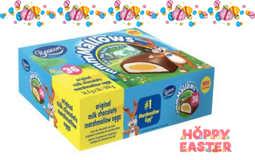 Marshmallow Easter Eggs, single / box