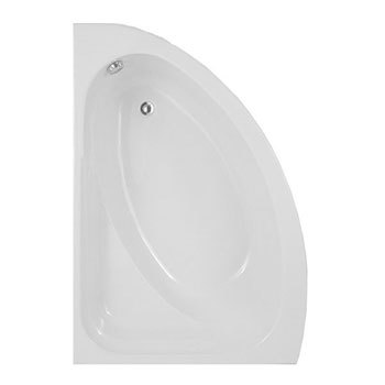 Offset Corner Left Hand Bath and Panel 1500x1040