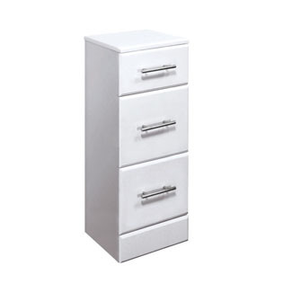 Impakt High Gloss White 3 Drawer Unit CB-AC
