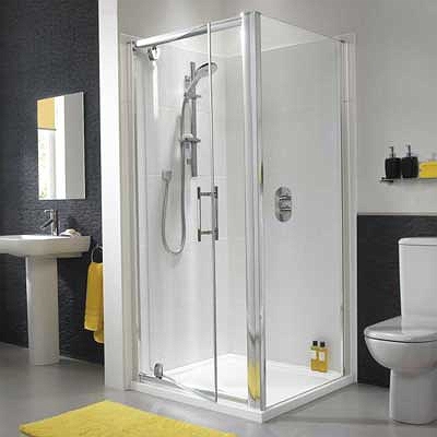 The Twyford  ES400 760mm pivot shower door