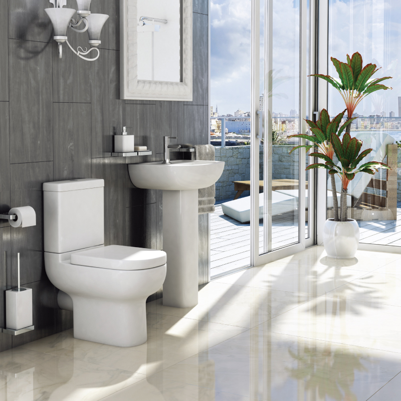 Studio 4 Piece Bathroom Suite.