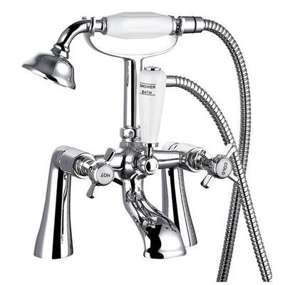 Cassellie Time Chrome Traditional Bath Shower Mixer