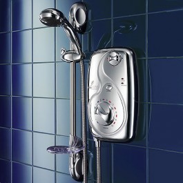 Galaxy Aqua 3500 8.5kW Chrome Electric Shower