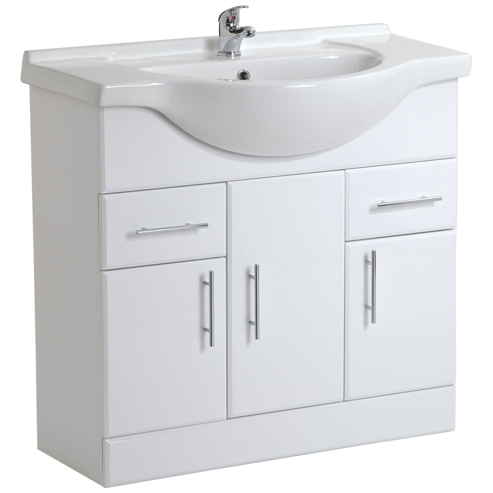 Impakt 850mm Vanity Unit &amp; Ceramic Basin