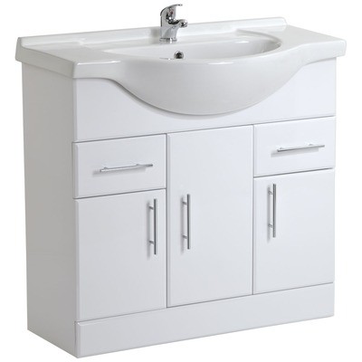 Impakt 850mm Vanity Unit &amp; Ceramic Basin