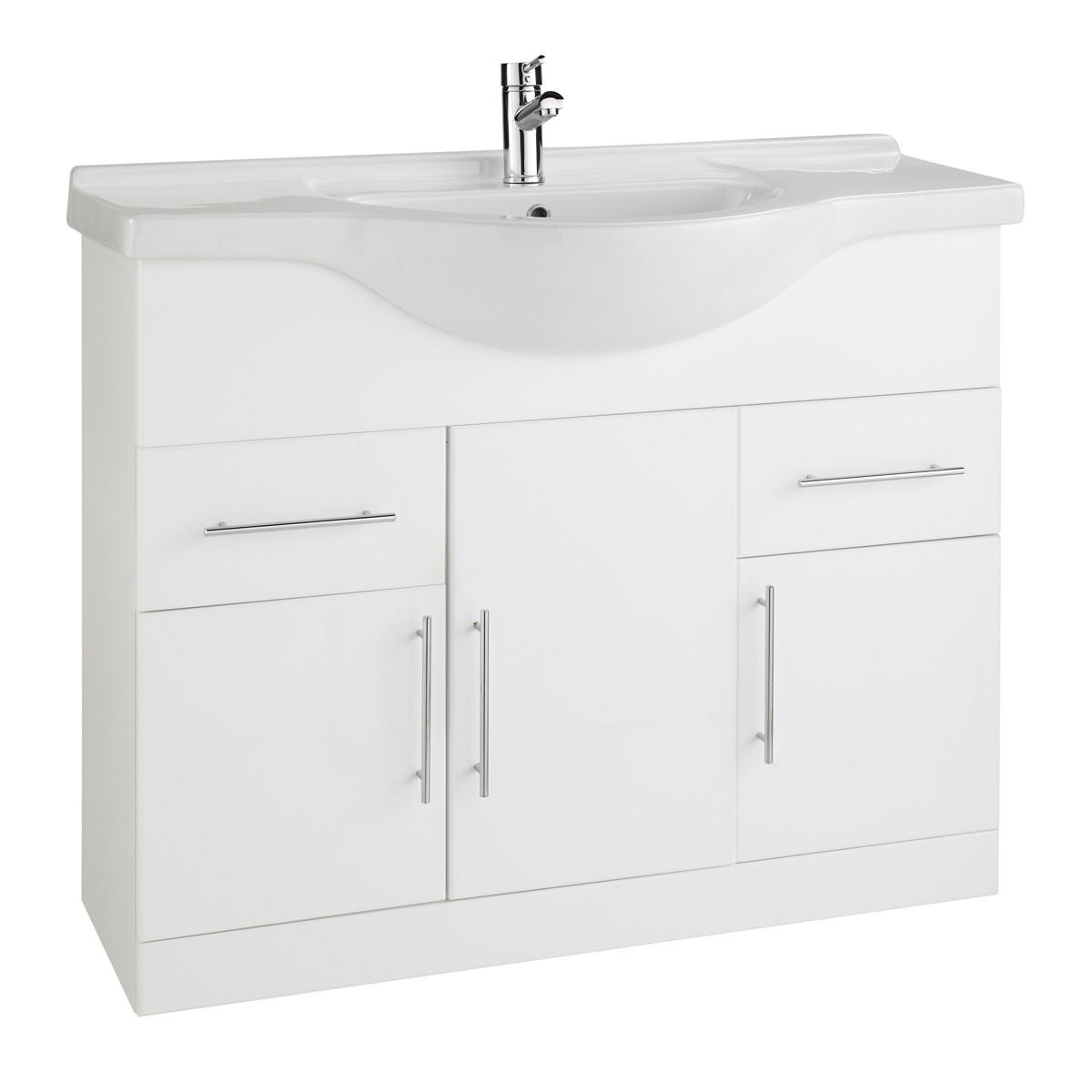Impakt 1050mm Vanity Unit &amp; Ceramic Basin