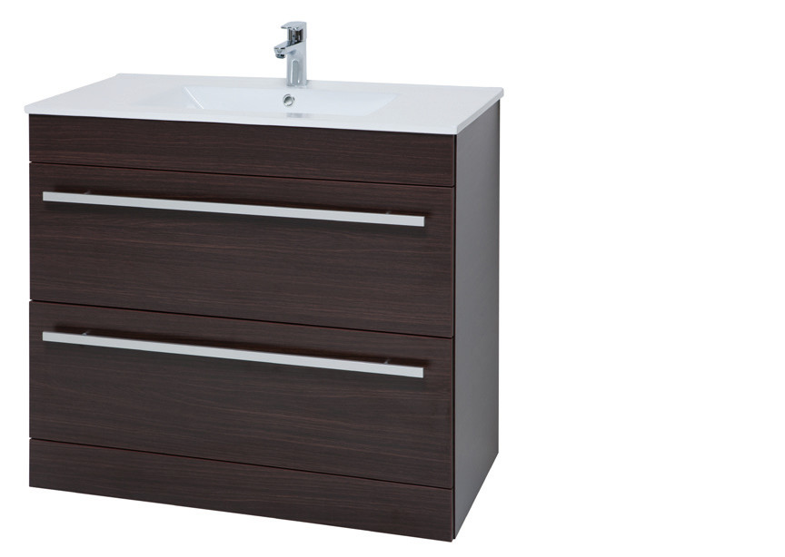 Purity 900 Floor Standing Unit Complete With Washbasin, Chestnut CB-KL