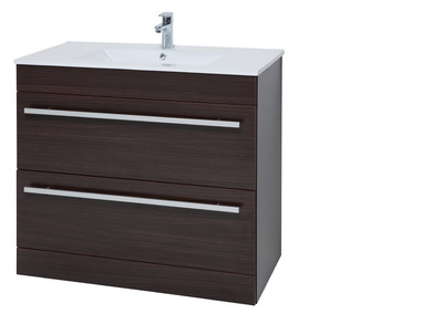 Purity 900 Floor Standing Unit Complete With Washbasin, Chestnut CB-KL