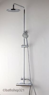 Round Dual Thermostatic Shower Kit CB-AC